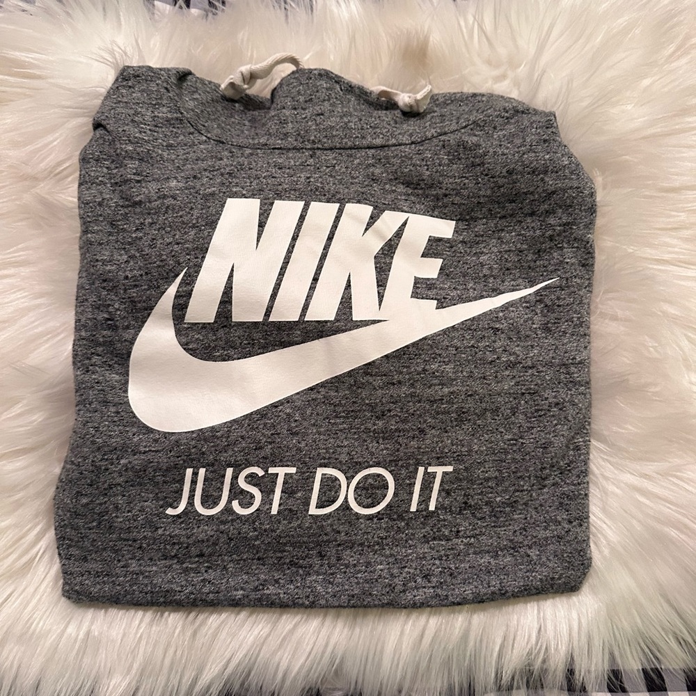 NIKE•Space Dye Comfy Gray & White Style Staple Hoodie•2X